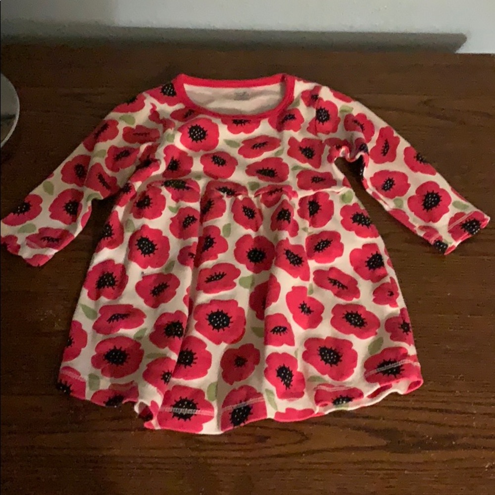 6/$15 Touched by Nature Pink White Floral Dress